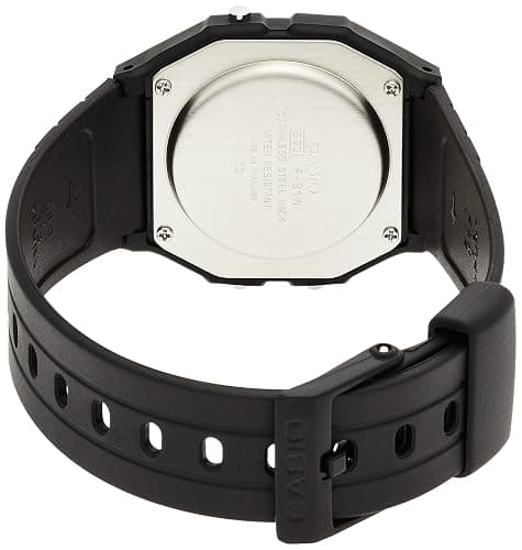 CASIO STANDARD DIGITAL WATCH WITH LED-LIGHT F-91W-1JF thumbnail 2