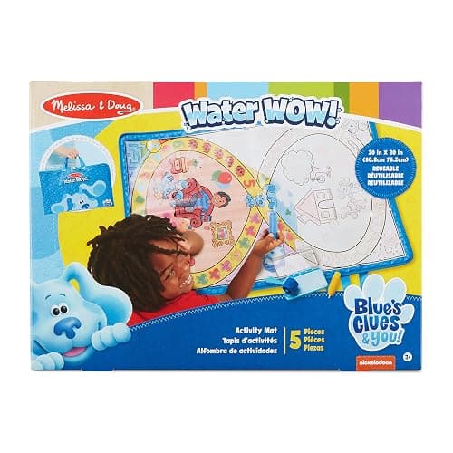 Melissa & Doug Blue's Clues & You! Water Wow! Activity Mat (20 Inches x 30 Inches) with Reusable Water Reveal Surface thumbnail 6