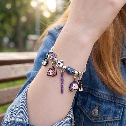 THANOS Demon Movie Hunters Charm Bracelet - Adjustable Fashion Jewelry Gift with Character-Inspired Charms for Teens and Adults thumbnail 4