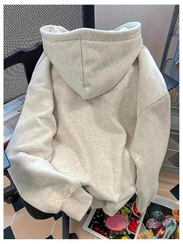 GORGLITTER Women's Letter Graphic Hoodies Drawstring Long Sleeve Sweatshirt Pullover thumbnail 2