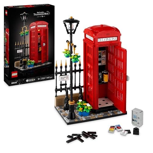 Lego 21347 Idea London Red Public Phone Toy Toy Present Block - Image 1
