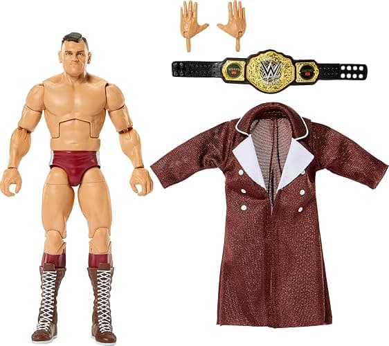 Mattel WWE Elite Action Figure & Accessories, Series #121, 6-inch Collectible Gunther with 25 Articulation Points & Swappable Hands thumbnail 2