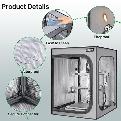 3D Printer Enclosure for Bambu Lab A1/A1 Mini-Large Fireproof&Dustproof 3D Printer Cover with Constant Temperature Control, Noise Reduction and LED Light for Home/Office DIY 3D Printing,520x600x700mm thumbnail 8