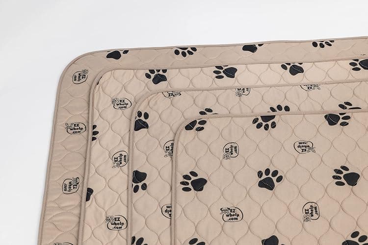 EZwhelp Reusable Dog Pee Pads, Washable Waterproof Mats for Potty Training or Whelping Pads, Puppy Pad with Rounded Corners, 36x48 Inch, 2 Pack thumbnail 3
