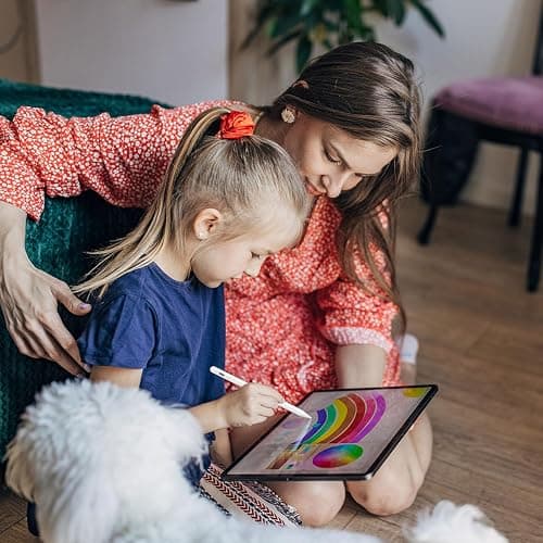 Stylus Pen for iPad 2018-2024,5 Minutes Fast Charging Palm Rejection Tilt Sensitivity High Precision&Magnetic, Compatible with iPad Pencil 6-10th, Pro 11"/12.9"/13", Mini 5/6th, Air 3-6th thumbnail 6