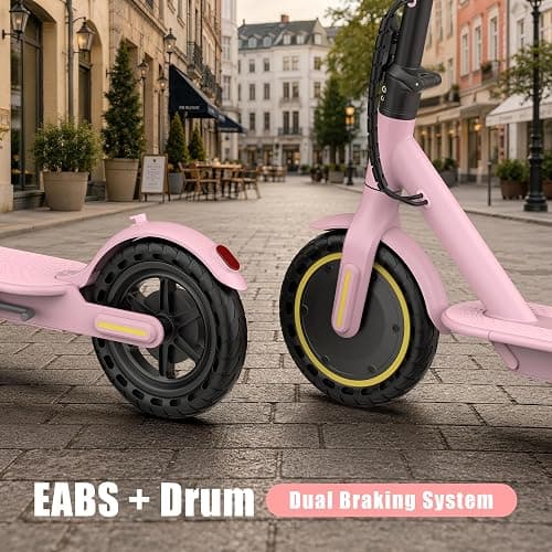 WERHY Electric Scooter, 500W/350W Powerful Motor & 19MPH Top Speed | 16/25/27 Miles Range, Folding E Scooter with Dual Braking for Teens and Adults thumbnail 6