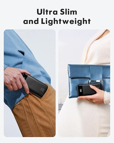 Charmast Power Bank con Cavi Integrati, 22.5W 20000mAh Powerbank Ricarica Rapida, Caricatore Portatile con 5 Uscite e 4 ingressi Compatibile con iPhone 17 16 15 14 13 12 11 Series, Samsung, Xiaomi thumbnail 6