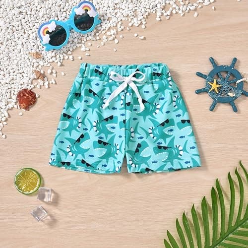 Aalizzwell Baby Swim Trunks, Toddler Infant Swimsuit Bathing Suit Beach Swimming Shorts thumbnail 7