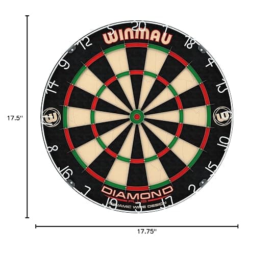 Winmau Diamond Plus Professional Bristle Dartboard thumbnail 8