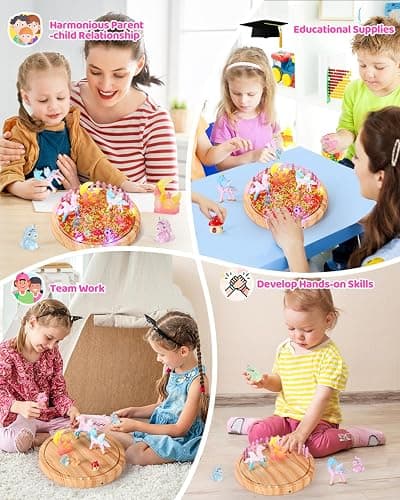 Laclun Unicorns Gifts for Girls,Make Your Own Night Light, Arts and Crafts Kit for Kids,Birthday Gift for Ages 4 5 6 7 8 9 10 Year Old DIY Unicorns Toys for Girls Best Christmas Presents thumbnail 6