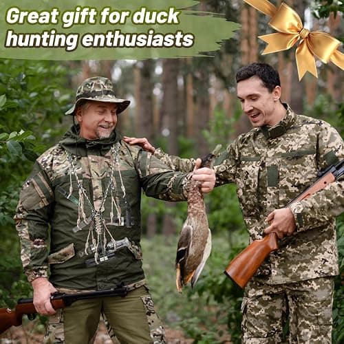 PAMASE Duck Call Lanyard - 12 Loops Duck Whistle Hunting Accessories with 10 Removable Loops, Camo Woven Goose Call Carry, Outdoor Predator Gear Gifts for Hunter - Without Duck Call thumbnail 7