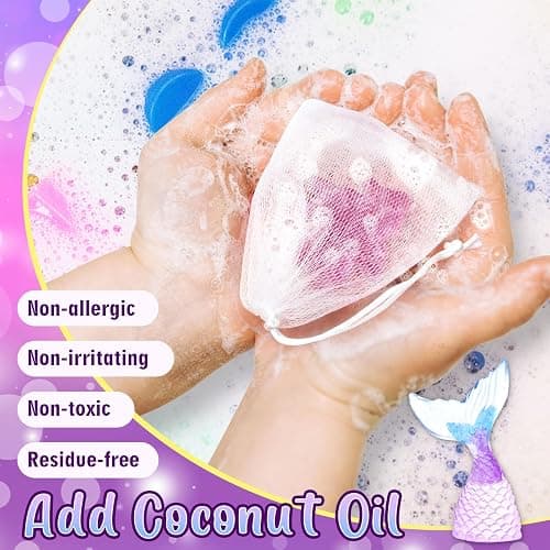 Golray Soap Making Craft Kit for Kids Girl Toys, Make 40 Pcs+ Soap Supplies with Unicorn/Mermaid/Butterfly Model, 2 Essential Oil, DIY Science Art and Craft Kit for Kid Girl Age 5-7 8-12 Year Old Gift thumbnail 6
