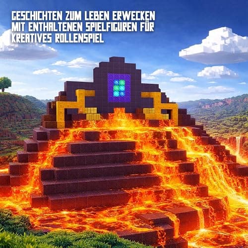 Silvadom Unterwelt Set mit 165 Teilen I Magnete zum Bauen für fantasievolle Kinderwelten I magnetische Bausteine Kinder I Magnetic Tiles & magnetsteine Kinder I Spielzeug ab 3 Jahre entdecken thumbnail 2