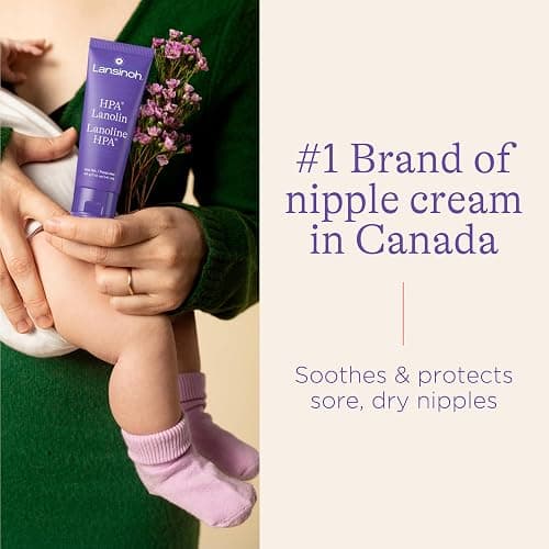 Lansinoh Lanolin Nipple Cream - Soothes and Protects Sore, Dry Nipples from Breastfeeding, Safe for Baby and Mom 40 grams thumbnail 2
