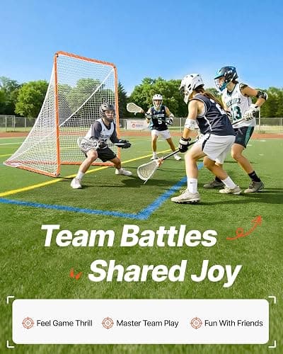 VEVOR Portable Lacrosse Goal - Complete Training Accessory Set with Extended Coverage for Youth and Adults thumbnail 10