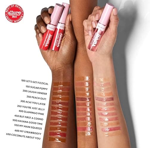 COVERGIRL Clean Fresh Yummy Gloss – Lip Gloss, Sheer, Natural Scents, Vegan Formula - Glamingo Pink thumbnail 4