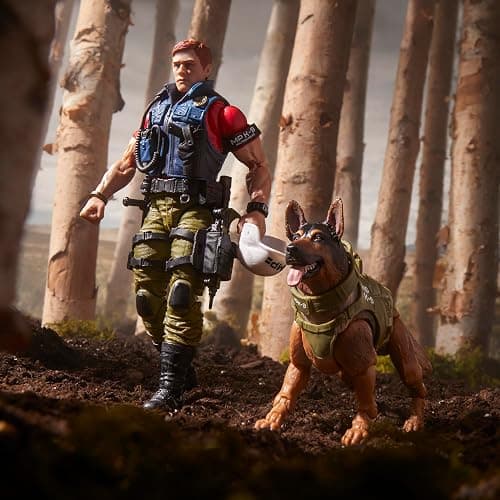 G.I. Joe Classified Series #157, Christopher Law Lavigne & Order, Collectible 6 Inch Action Figure & German Shepherd Dog Figure with 14 Accessories | G.I. Joe Classified 6 Inch Action Figure Deluxe - Christopher Law Lavigne & Order #157 thumbnail 4