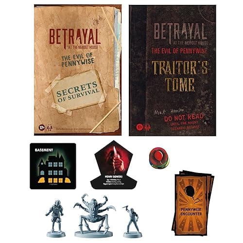 Avalon Hill Betrayal at The Neibolt House: The Evil of Pennywise Expansion | Ages 17+ | 3-6 Players thumbnail 4