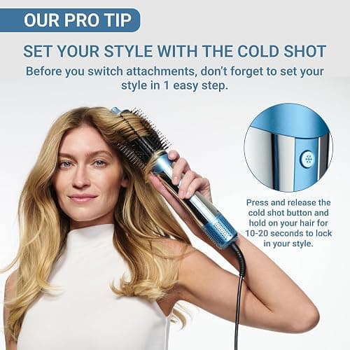 BaBylissPRO StyleSwitch Ionic Multi-Styler, Air Styler and Hair Dryer, Lightweight Hot Air Brush with 5 Attachments, Automatic Dual Voltage thumbnail 5