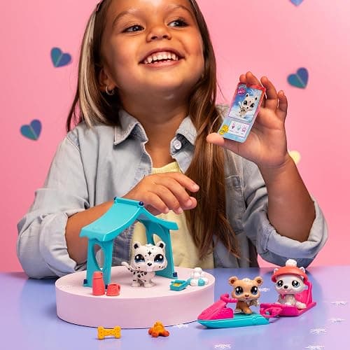 Littlest Pet Shop - Snowy Day Play Pack - LPS Gen 7, Authentic Mystery Figures, Surprise Collectible Kidult Toy, Girls, Boys, Kids, Tweens Ages 4+ thumbnail 5