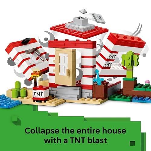 LEGO Minecraft The TNT Jungle House Building Toy - Minecraft Toy for Boys and Girls, Ages 8+ - Gift for Birthdays - Video Game Playset for Fans - 21275 thumbnail 3