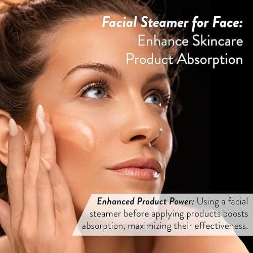 Facial Steamer SPA+ by Microderm GLO - Best Professional Nano Ionic Warm Mist, Home Face Sauna, Portable Humidifier Machine, Deep Clean & Tighten Skin, Daily Hydration for Maximum Serum Absorption thumbnail 6