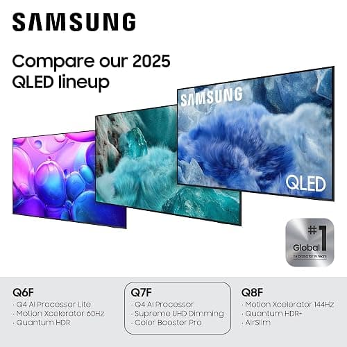 SAMSUNG 85-Inch Class QLED Q7F Series Samsung Vision AI Smart TV (2025 Model, 85Q7F) Quantum HDR, Object Tracking Sound Lite, Q4 AI Gen1 Processor, 4K upscaling, Gaming Hub, Alexa Built-in thumbnail 5