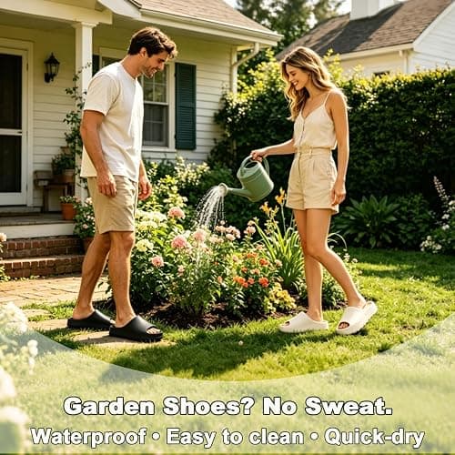 Yueerlu Cloud Slides for Women & Men, Anti-Slip EVA Summer slippers | Recovery Slides | Arch Support | Open Toe | Quick-Dry | Indoor/Outdoor | Shower/Garden/Pool | Gift for Family thumbnail 2