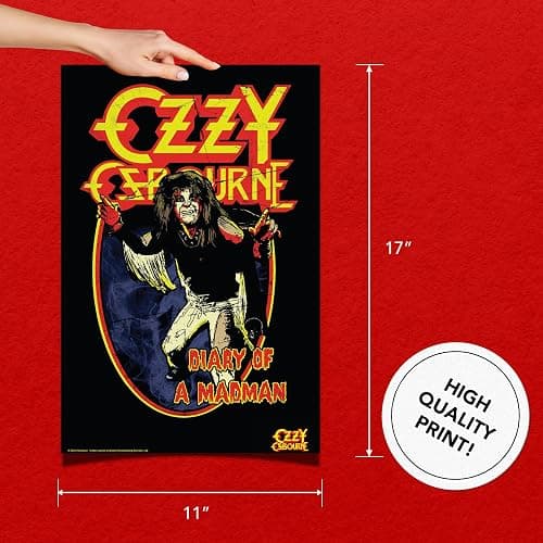 Desert Cactus Ozzy Osbourne Poster 11 x 17 Inch Room Office Décor Decoration Official Fan Gear (11x17 inch,Design 4, Paper) thumbnail 3