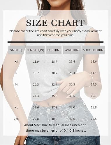 Women Wide Strap Ribbed Cropped Tank Tops 2026 Summer Trendy Crop Top Tight Fit Basic Sleeveless Camisole thumbnail 6