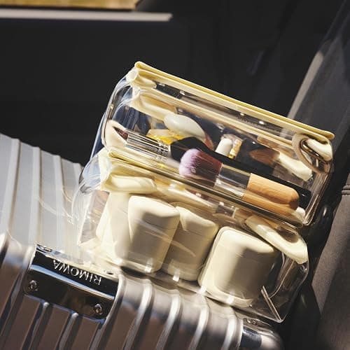 Cadence Travel Containers Basic Skincare Set - Magnetic Containers with Lids,Carry On Travel Essentials For Women/Men - 3 Small Capsules (0.56oz) - Cleanser, Moisturizer & Sun-Icon Labels - Charcoal thumbnail 7