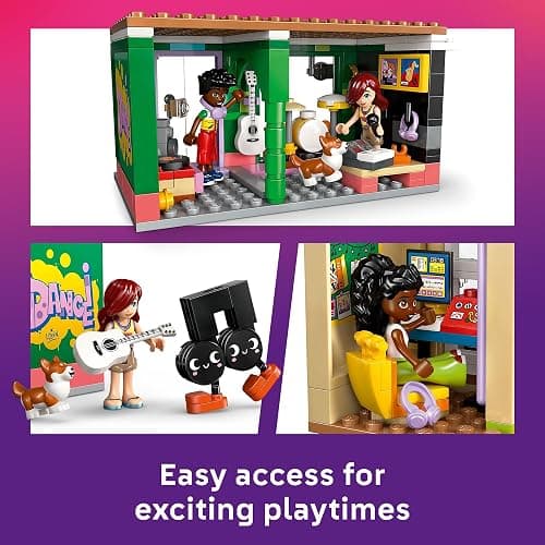 LEGO Friends Music Store & Apartment Building Set - Interactive Storytelling Playset for Girls & Boys, Ages 7+ - Includes Marimba The Corgi Toy - Gift Idea for Birthdays and Music Lovers - 42653 thumbnail 3