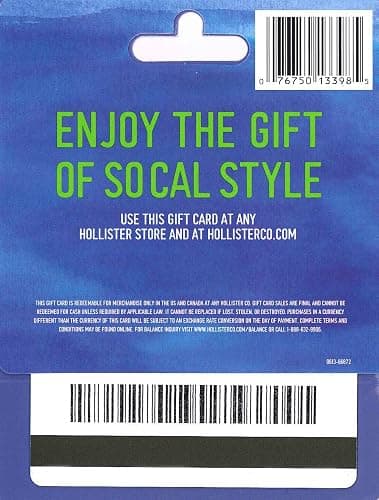 Hollister Gift Card $25 thumbnail 2