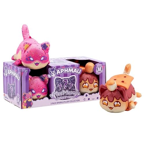 Aphmau 6” MeeMeow Plush 3-Pack, Carnival Treats Surprise Box That Includes 2 Carnival Treats Sparkle + 1 Exclusive Mystery Sparkle, Official Merch thumbnail 5