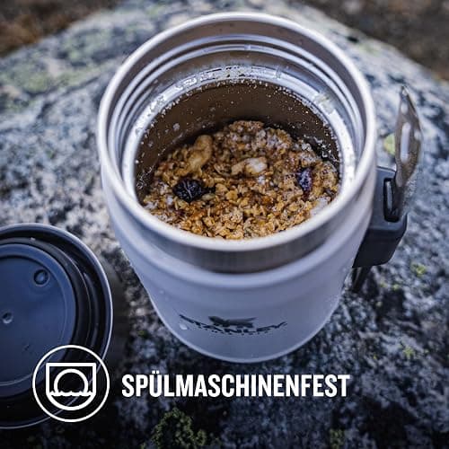 STANLEY Classic Legendary Thermobehälter Für Essen Mit Göffel 400 ml - Hält 7 Stunden Heiß Oder Kalt - Edelstahl Warmhaltebehälter - BPA-Frei - Spülmaschinenfest - Rose Quartz thumbnail 7
