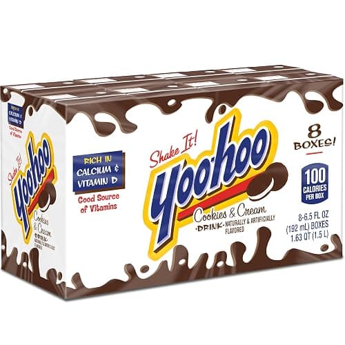 Yoo-hoo Cookies and Cream Flavored Drink, 6.5 fl oz Boxes, 32 Count (4 Packs of 8), Ready to Drink, Caffeine-Free, 99% Fat-Free, High in Calcium & Vitamin D thumbnail 7