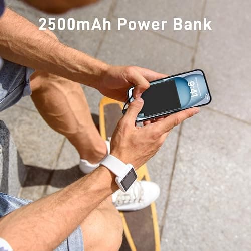 TNTOR Thin USB-C Portable Charger with Built in Cable, Slim Power Bank Credit Card Size Battery Pack Charger Portable for Wallet Compatible with iPhone 15 16 17 Series, Samsung and Android Phones thumbnail 5
