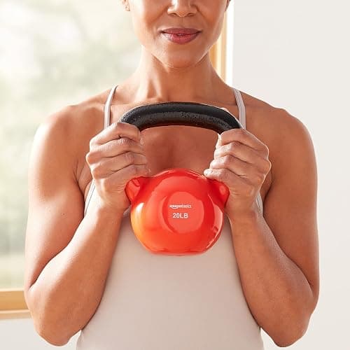 Amazon Basics Vinyl Kettlebell thumbnail 5