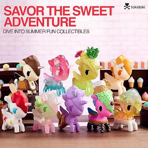 Tokidoki - Frozen Treats Unicorno Blind Box – Collectible Mystery Figure – Cute Miniatures – Surprise Gift for Kids & Collectors – Random Unicorn Collectibles - 1 Pack thumbnail 6