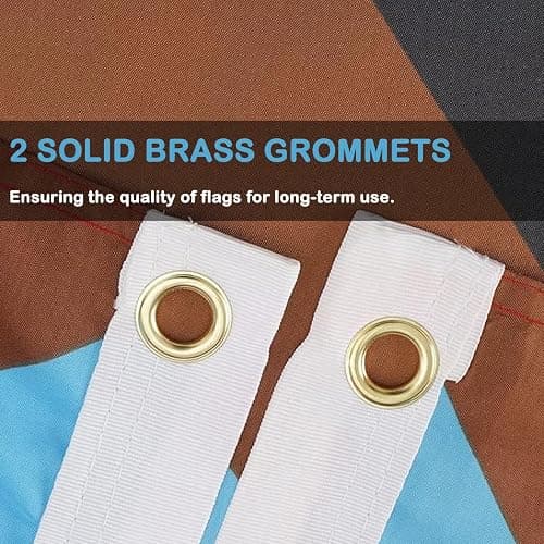Transgender Pride Flag 3x5 FT, Trans Flag LGBTQ Trans Banner for Pride Month Parade, Outdoor UV Fade Resistant Polyester with Brass Grommets thumbnail 4