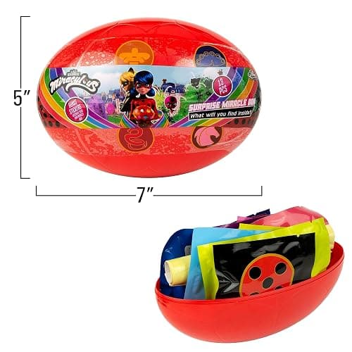 Miraculous 13pc Surprise Miracle Box -Zag Heroez Themed Ladybug and Cat | Noir Toys Surprise with Stickers For Kids, Treasure Prizes, Birthday Favors thumbnail 2