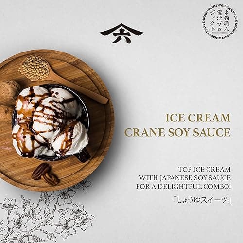 Yamaroku Shoyu Pure Artisan Dark Sweet Japanese Premium Gourmet Barrel Aged 4 Year Soy Sauce "Tsuru Bisiho", 18oz (532ml) (18oz, 1)… (1 Pack) thumbnail 6