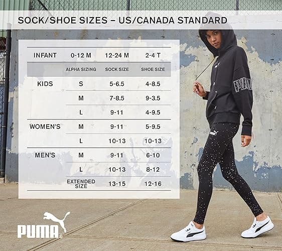 PUMA Baby 6 Pack Infant Anklet Socks thumbnail 4