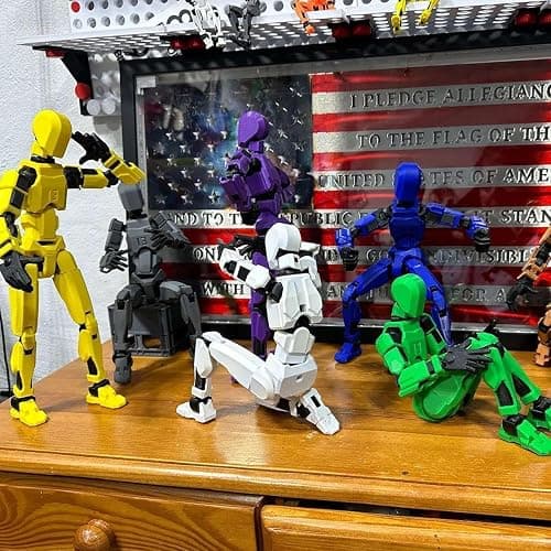 FoxVilla Assembly Completed T13 Action Figure, Titan 13 3D Printed Action Figure, 3D Printed Titan13, Assembled Dummy 13 Lucky 13 Toy Figure thumbnail 4