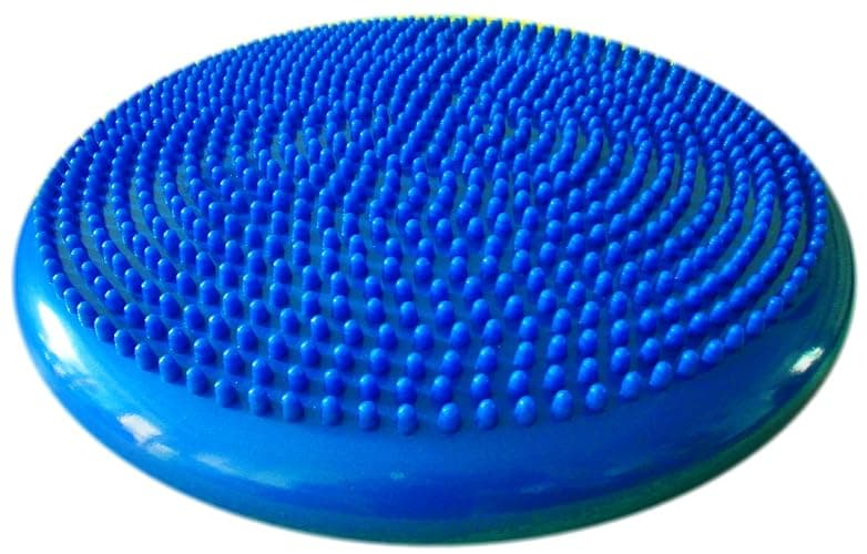 AppleRound Inflated Wobble Cushion with Hand Pump, Air Stability Board (Extra Thick), Core Balance Disc for Adults, Sensory Wiggle Seat for Kids, Flexible Seating for All Age, 13.5in / 34cm Diameter thumbnail 3