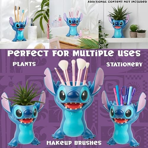 Disney Stitch 3D Pen Holder for Desk, Cute Pencil Holder Desk Organizer for Office, Home Storage Box, Secret Santa Gifts thumbnail 7