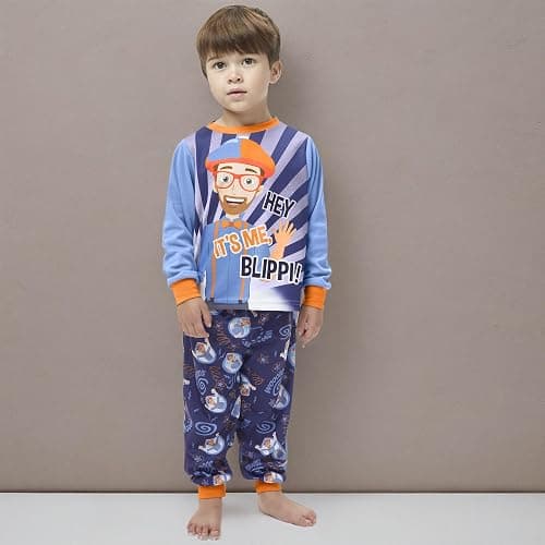 Blippi Pajamas | Long Sleeve Boys Pjs | Kids Pajama Set | Boys' Sleepwear thumbnail 7