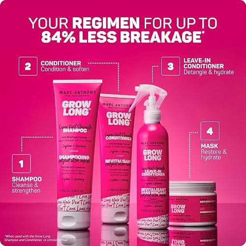 Marc Anthony Hair Mask - Repairs, Strengthens & Maintains Bonds within Hair - Eliminates Frizz, Flyaways & Reduce Breakage - Dry & Damaged Hair Professional Treatment thumbnail 4
