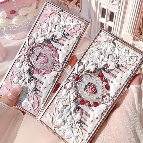 Flower Knows Strawberry Cupid Makeup Palette,Pink Face Makeup with 5 Matte + 2 Shimmer Shades,Blendable Smooth Cute All- In-One Make Up Palette,0.49 Oz(02 Cupid's Mischief) thumbnail 8