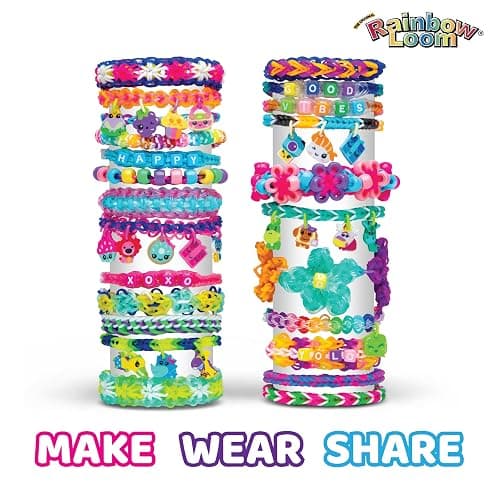 Rainbow Loom® Loomi-Pals™ MEGA Set, Features 60 Cute Assorted LP Charms, The New RL2.0, Happy Looms, Hooks, Alpha & Pony Beads, 5600 Colorful Bands All in a Carrying Case for Boys and Girls 7+ thumbnail 3